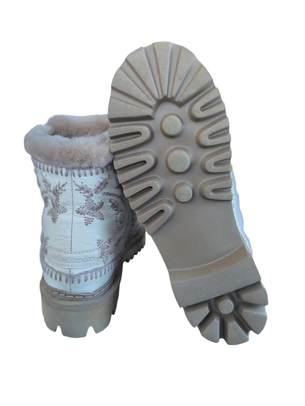 Setsu 3.0. Paisley Ankle Boot Buttermilk Leather Wheat - Picture 5 of 6